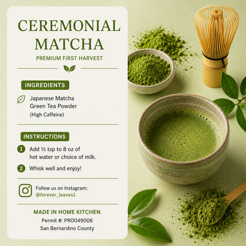 First Harvest Ceremonial Matcha